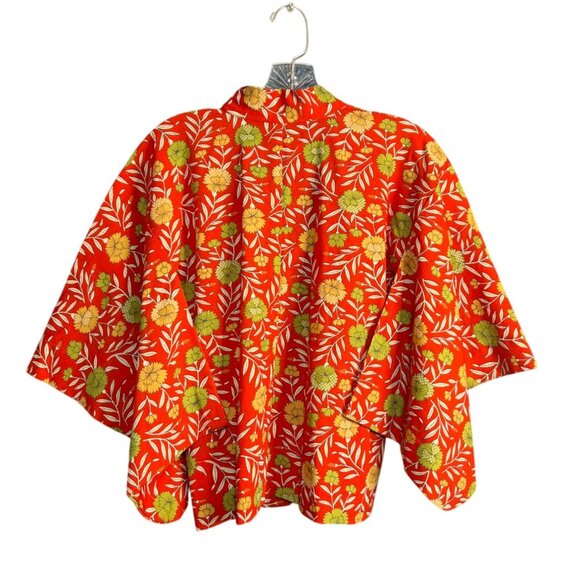 Vintage Floral Kimono Jacket Handmade - Picture 2 of 5